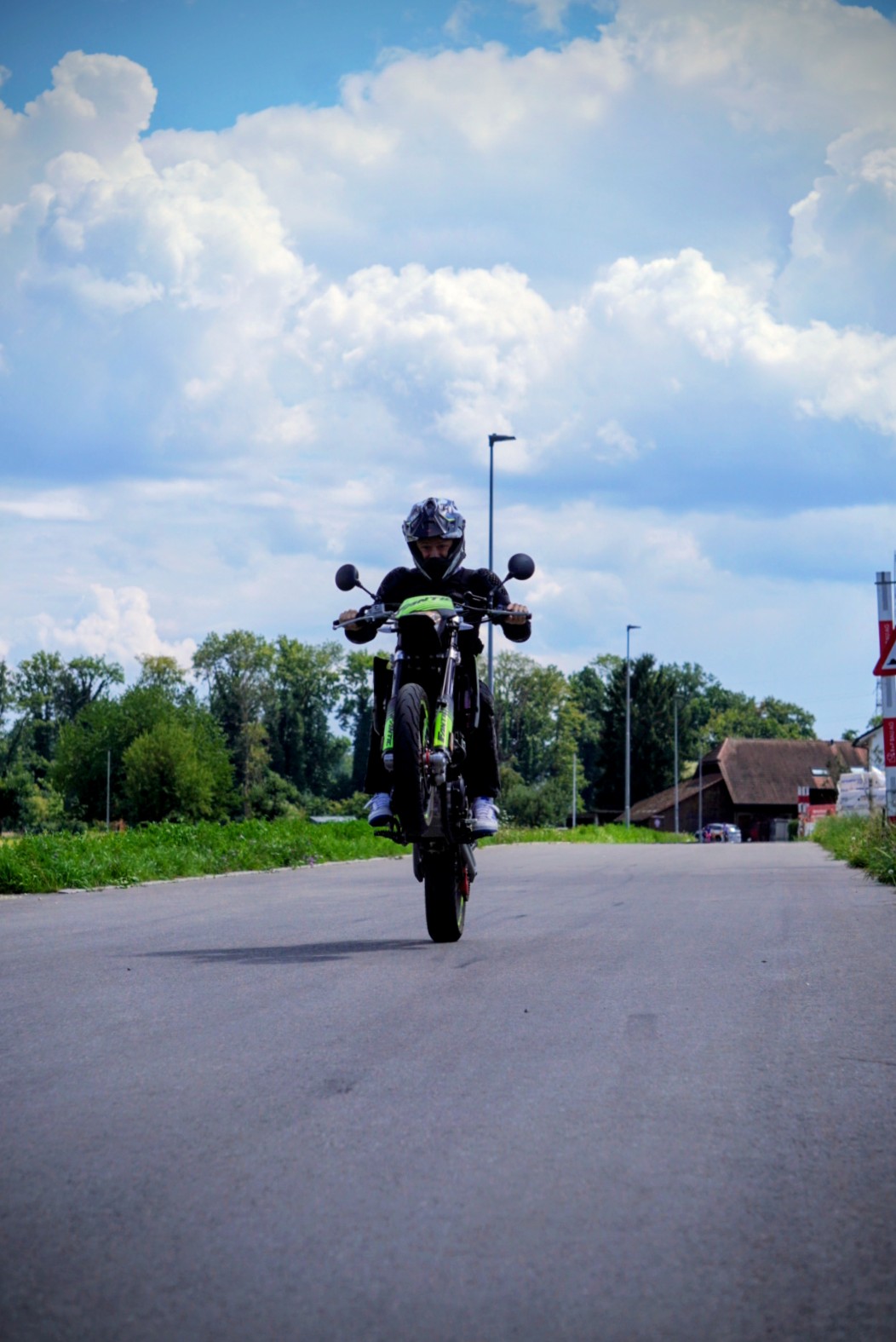 Supermoto in Aktion